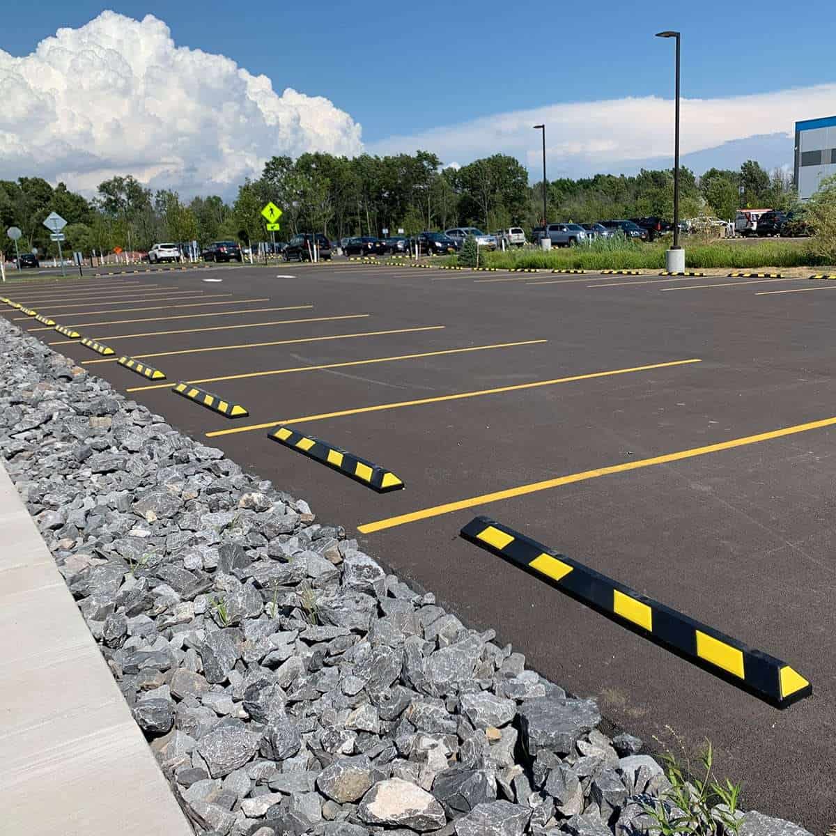 Wheel Stops Installation